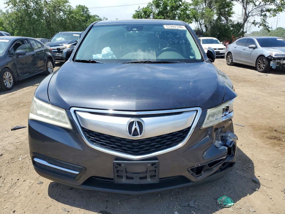 Photo 5 from auction – 2016 ACURA MDX with VIN 5FRYD4H68GB053742