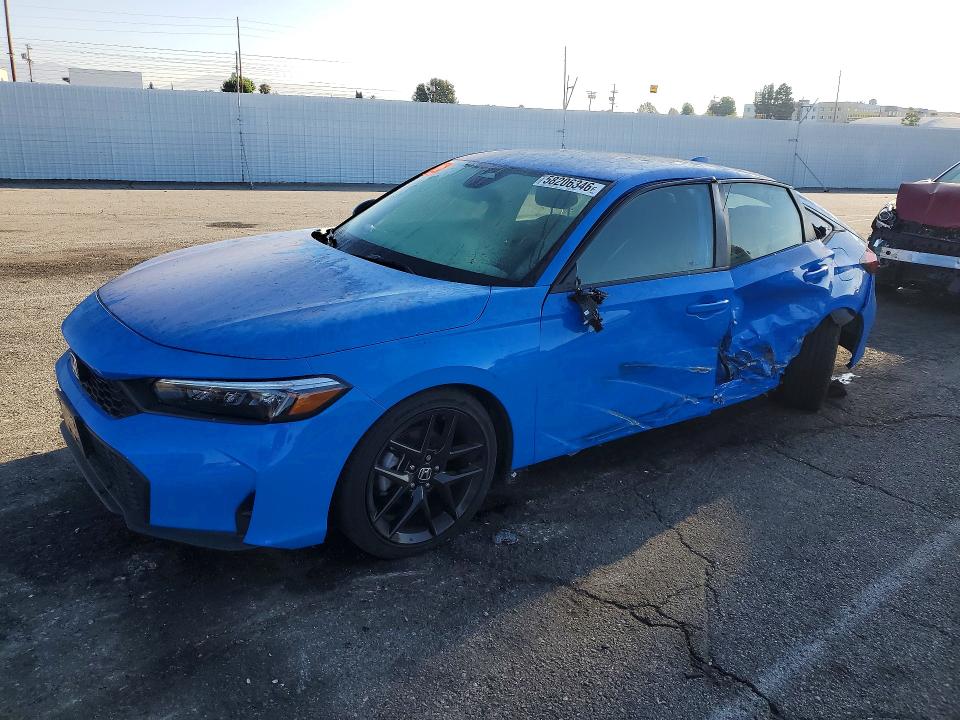 HONDA CIVIC 2025 with VIN 19XFL2H83SE008966 - Photo from auction