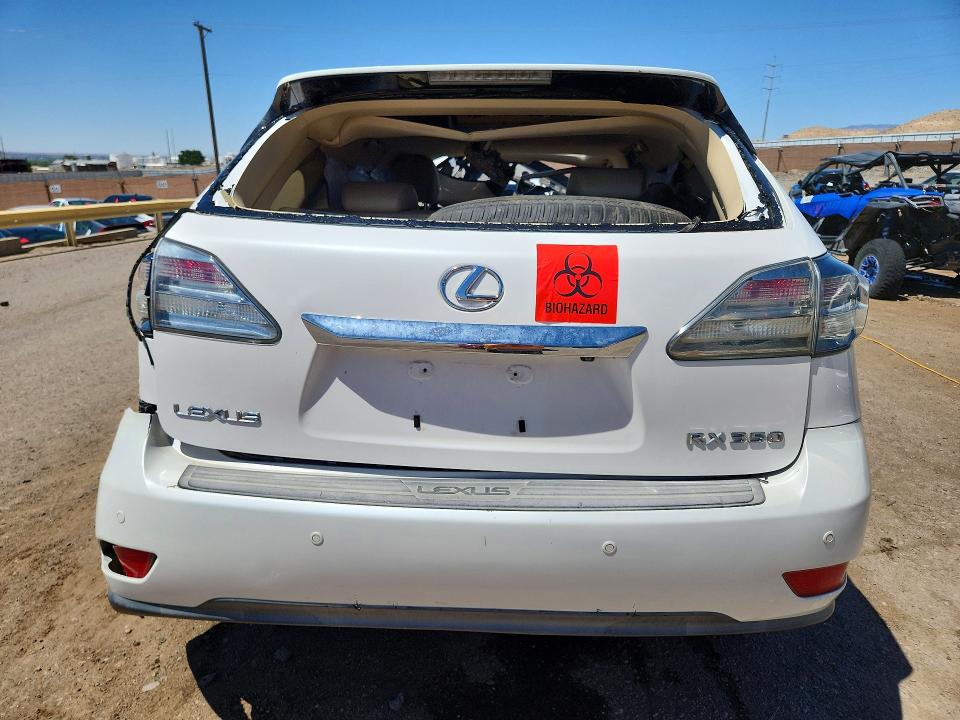 Photo 6 from auction – 2010 LEXUS RX with VIN 2T2BK1BA5AC061667