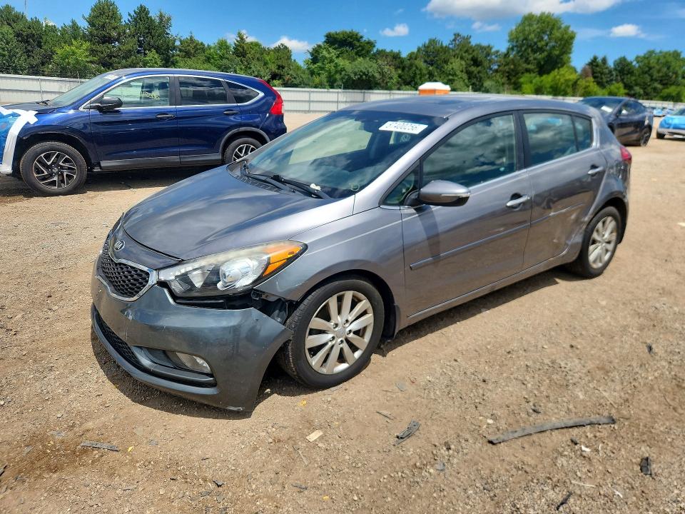 KIA FORTE 2014 with VIN KNAFX5A83E5205035 - Photo from auction