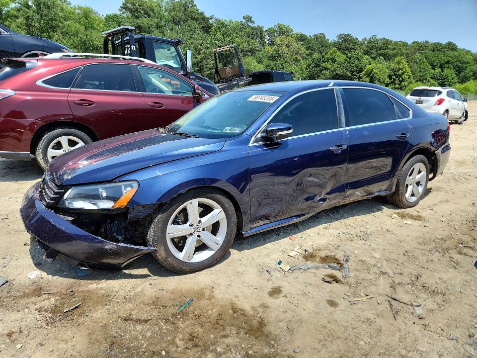 VOLKSWAGEN PASSAT 2015 with VIN 1VWBT7A37FC008831 - Photo from auction