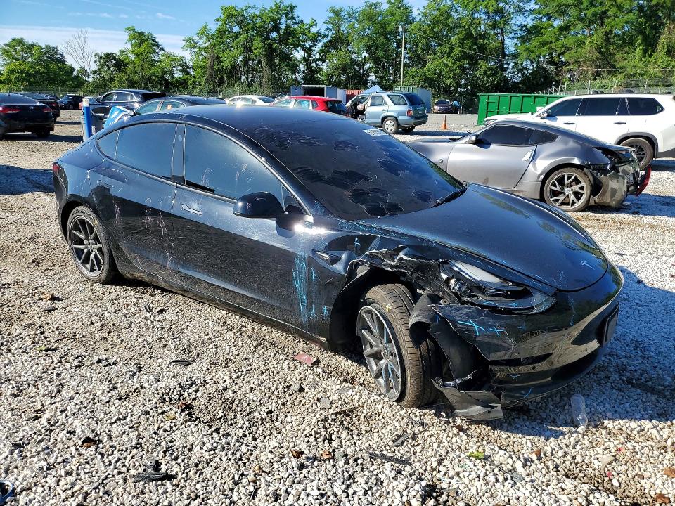 Photo 4 from auction – 2022 TESLA MODEL 3 with VIN 5YJ3E1EA4NF369961