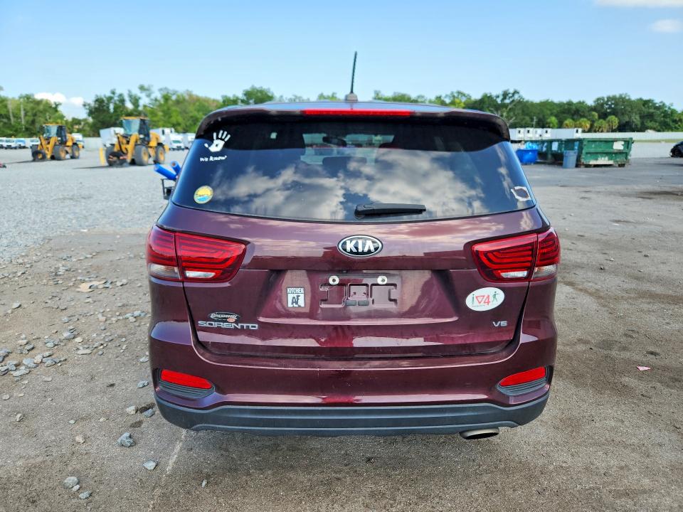 Photo 6 from auction – 2020 KIA SORENTO with VIN 5XYPG4A50LG668262