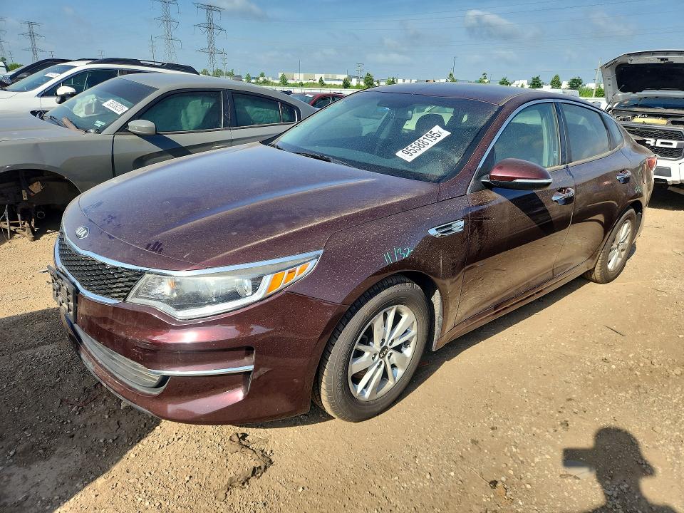 KIA OPTIMA 2018 with VIN 5XXGT4L30JG199506 - Photo from auction