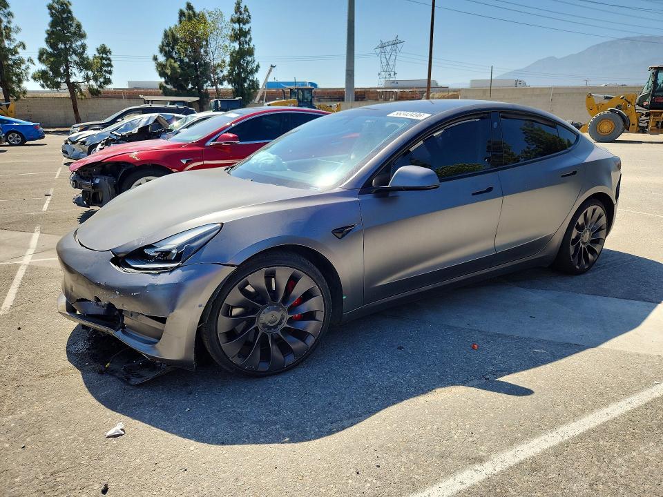 TESLA MODEL 3 2021 with VIN 5YJ3E1EC8MF025047 - Photo from auction
