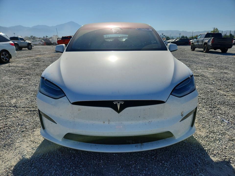 Photo 5 from auction – 2022 TESLA MODEL X with VIN 7SAXCDE59NF339045