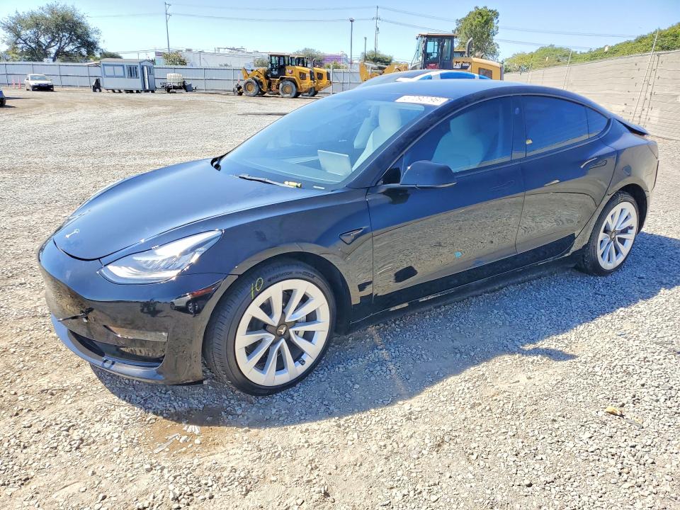 TESLA MODEL 3 2022 with VIN 5YJ3E1EB8NF242879 - Photo from auction