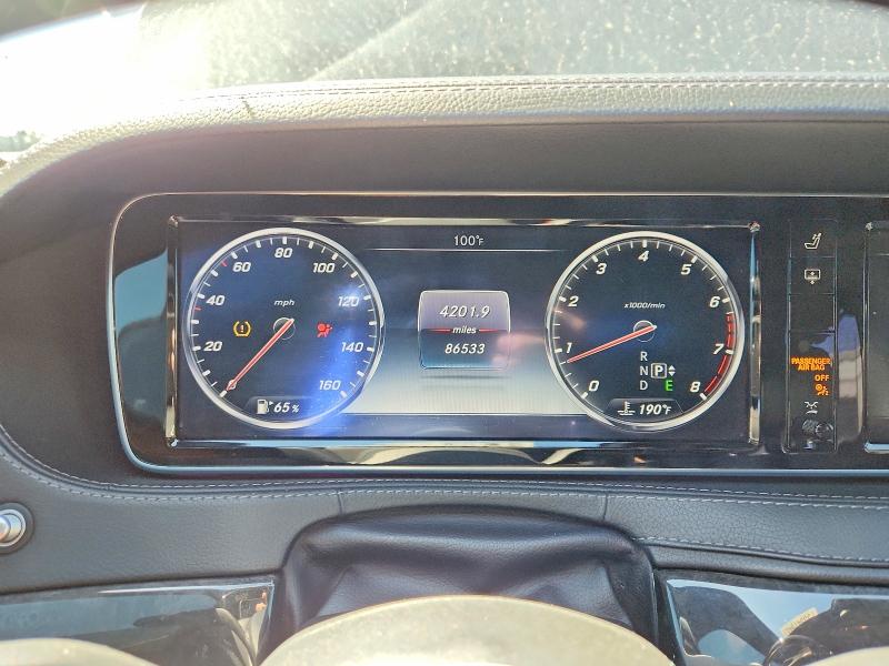 Photo 9 from auction – 2015 MERCEDES-BENZ S with VIN WDDUG8CB7FA093620