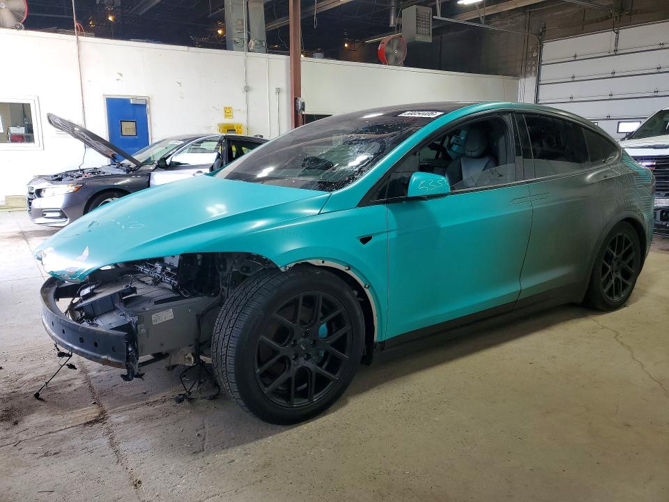TESLA MODEL X 2018 with VIN 5YJXCAE22JF087151 - Photo from auction