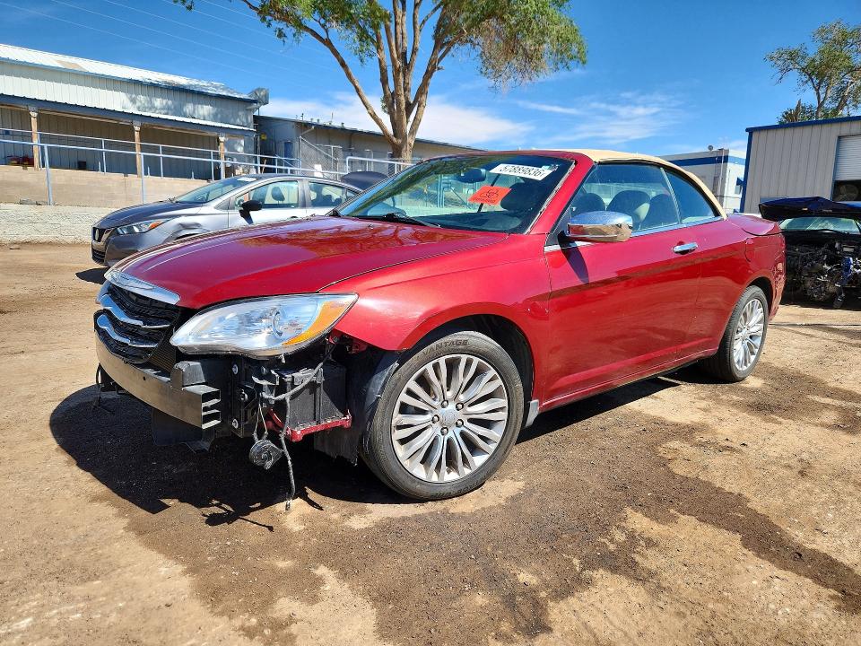CHRYSLER 200 2012 with VIN 1C3BCBFG4CN289086 - Photo from auction