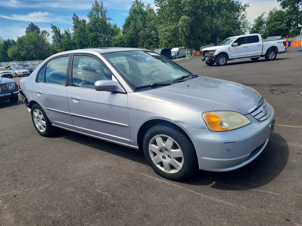 Photo 4 from auction – 2002 HONDA CIVIC with VIN 1HGES25732L036477
