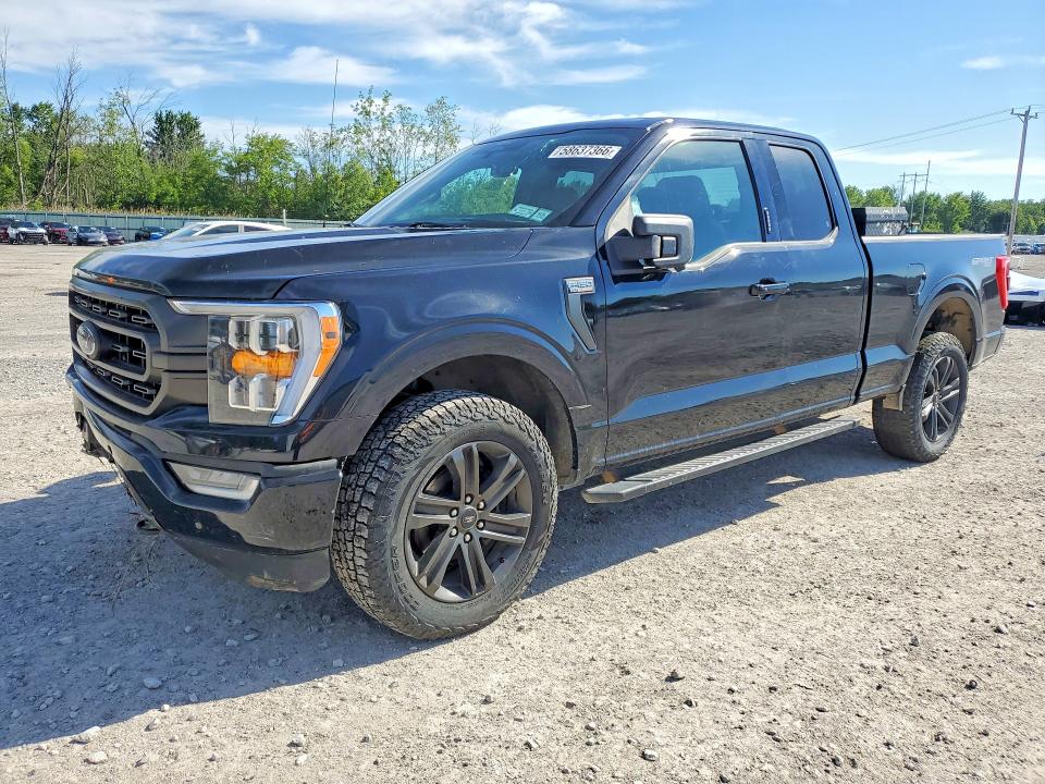 FORD F150 2021 with VIN 1FTEX1EP8MFA67526 - Photo from auction