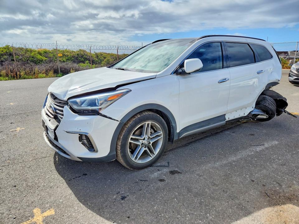 HYUNDAI SANTA FE 2017 with VIN KM8SR4HF4HU215489 - Photo from auction
