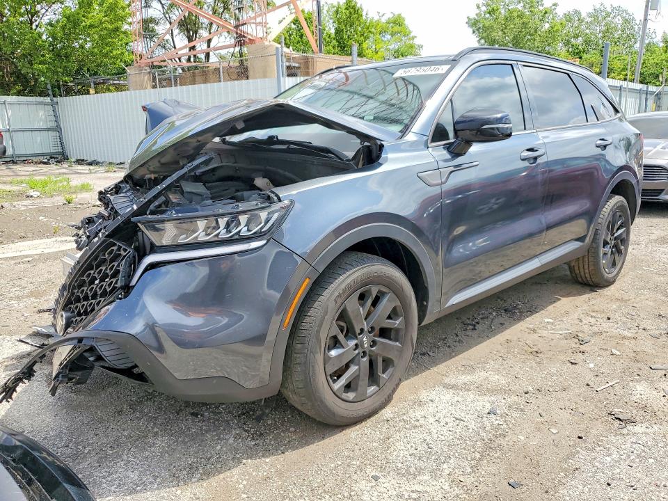 KIA SORENTO 2021 with VIN 5XYRLDLC5MG049187 - Photo from auction