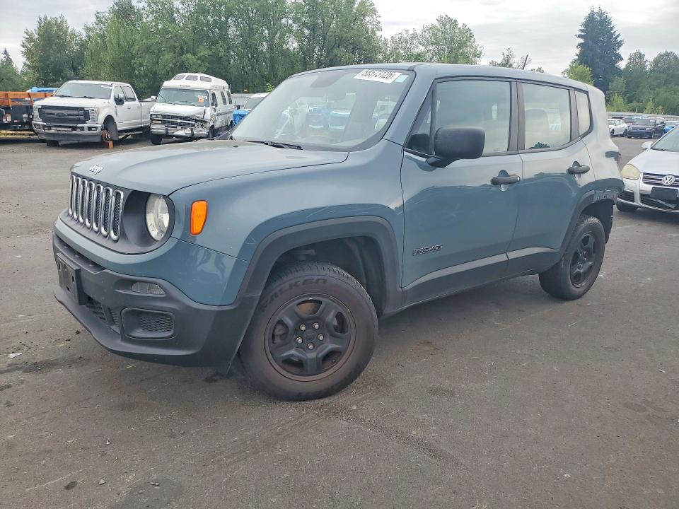 JEEP RENEGADE 2017 with VIN ZACCJBAH7HPE65939 - Photo from auction