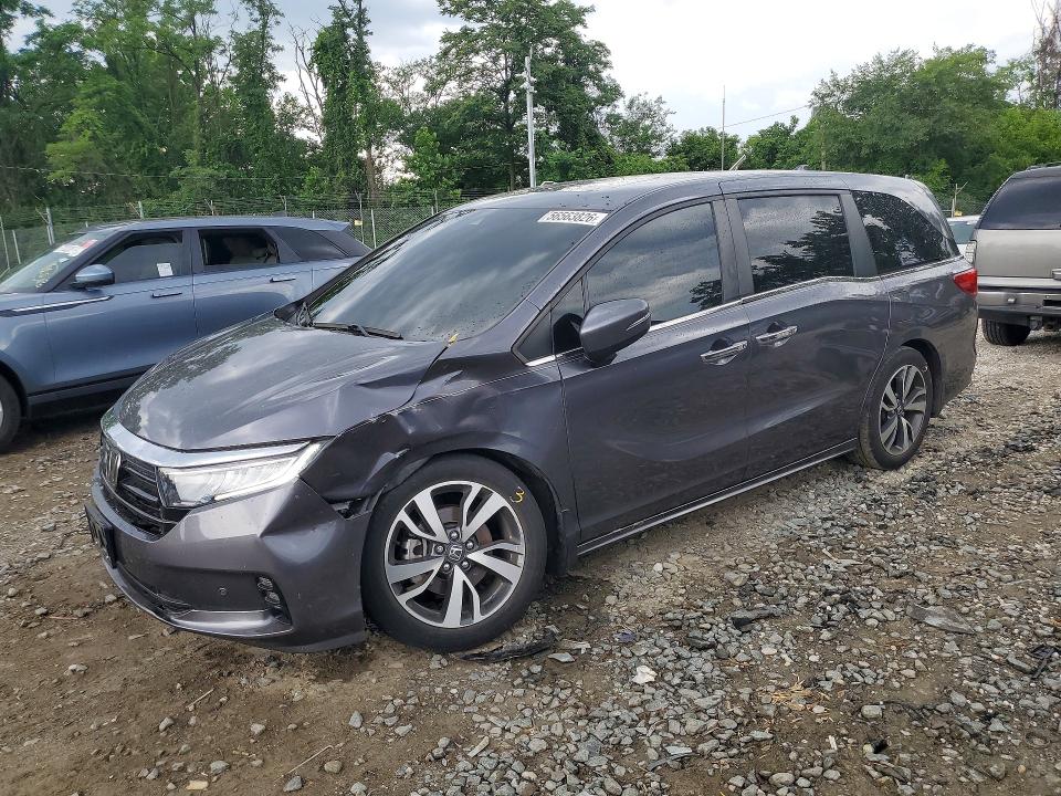 HONDA ODYSSEY 2023 with VIN 5FNRL6H80PB017968 - Photo from auction