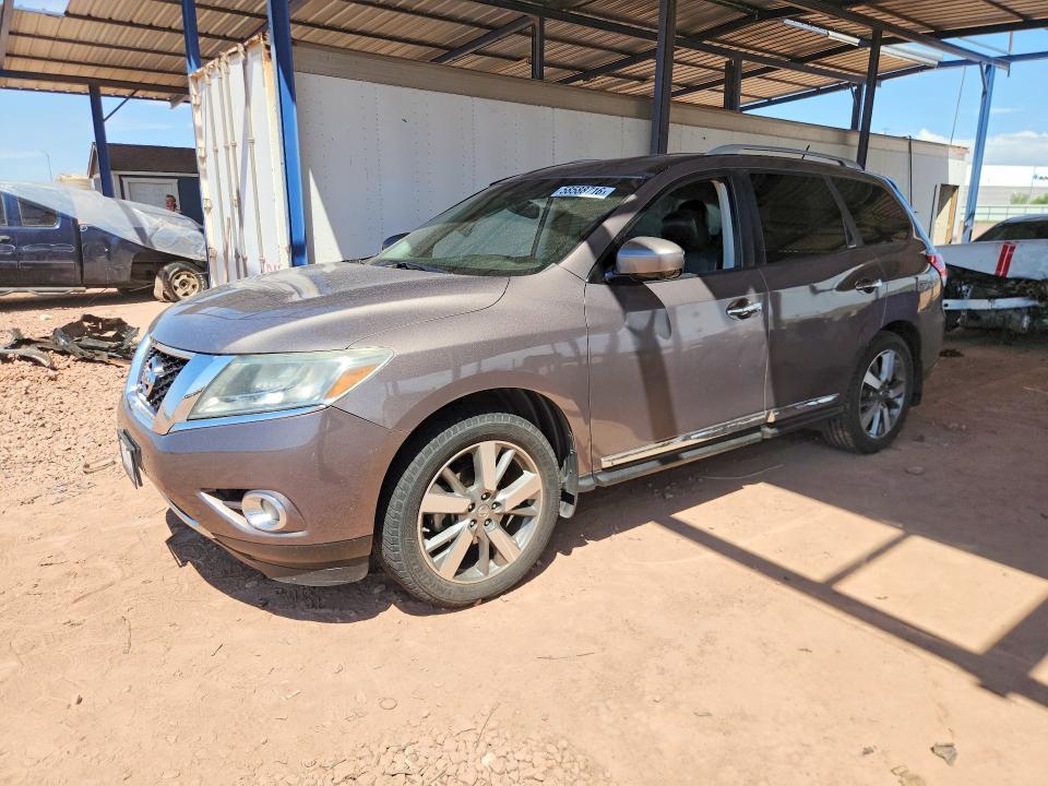 NISSAN PATHFINDER 2013 with VIN 5N1AR2MN1DC611408 - Photo from auction