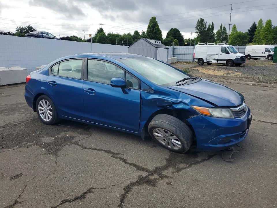 Photo 4 from auction – 2012 HONDA CIVIC with VIN 2HGFB2F99CH537991