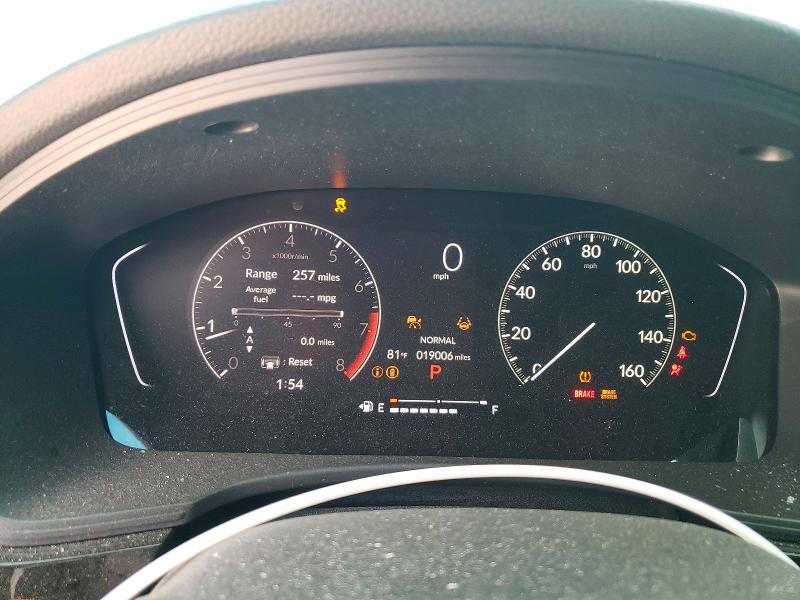 Photo 9 from auction – 2025 HONDA CIVIC with VIN 19XFL2H80SE024087