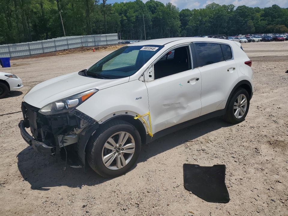 KIA SPORTAGE 2017 with VIN KNDPMCAC8H7246939 - Photo from auction