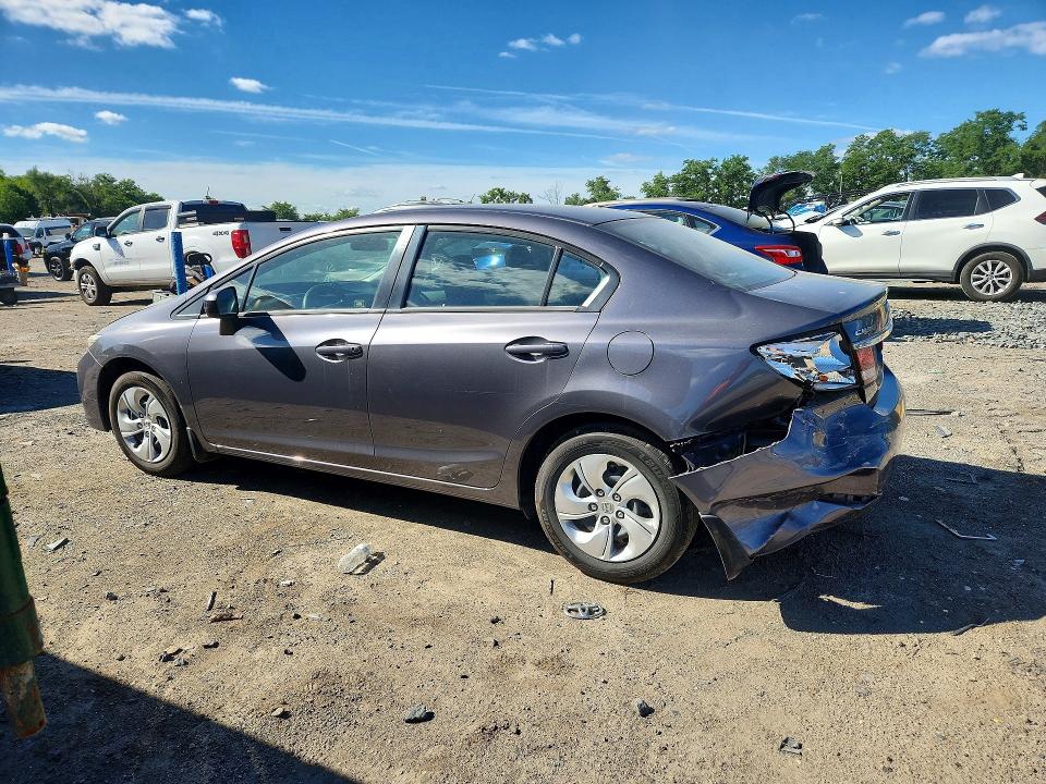 Photo 2 from auction – 2015 HONDA CIVIC with VIN 2HGFB2F50FH539324