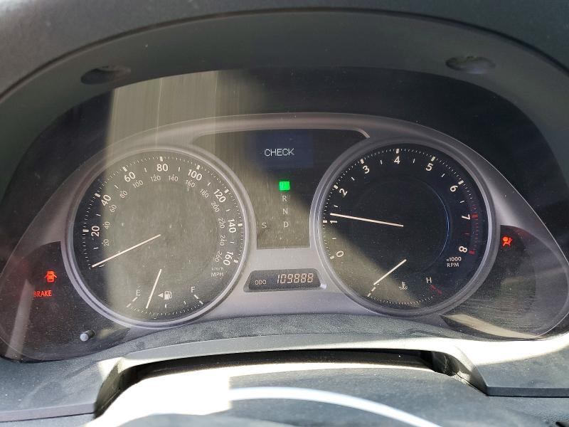 Photo 9 from auction – 2009 LEXUS IS with VIN JTHBK262392087741