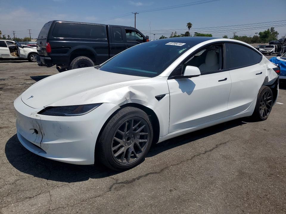 TESLA MODEL 3 2024 with VIN 5YJ3E1EA0RF866348 - Photo from auction