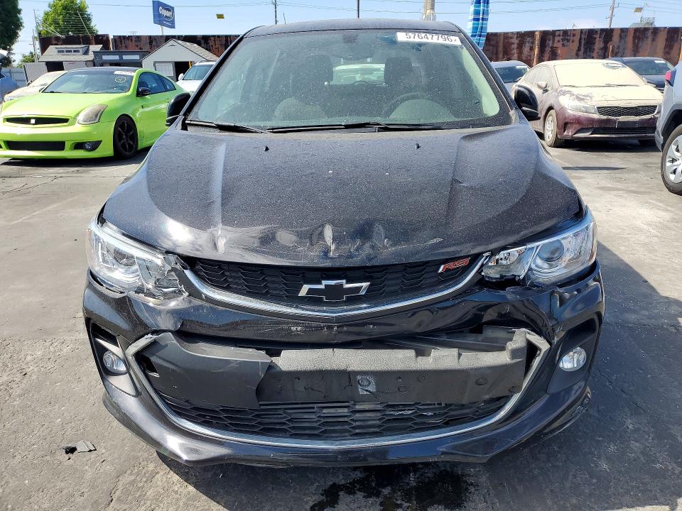 Photo 5 from auction – 2019 CHEVROLET SONIC with VIN 1G1JD6SB0K4139883