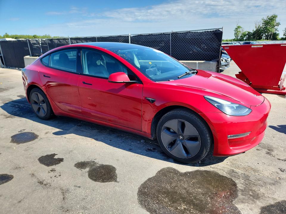 Photo 4 from auction – 2021 TESLA MODEL 3 with VIN 5YJ3E1EBXMF902886
