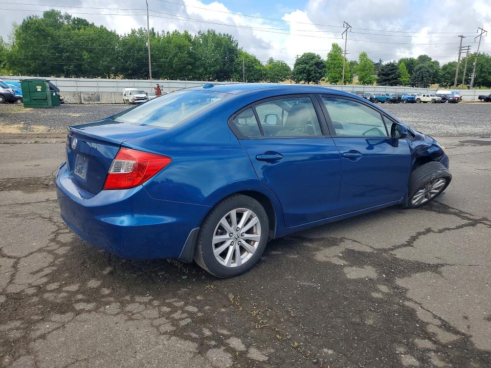 Photo 3 from auction – 2012 HONDA CIVIC with VIN 2HGFB2F99CH537991