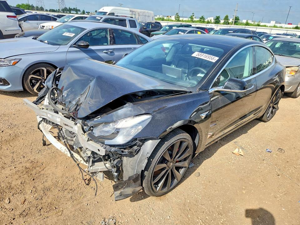 TESLA MODEL 3 2020 with VIN 5YJ3E1EC7LF646794 - Photo from auction