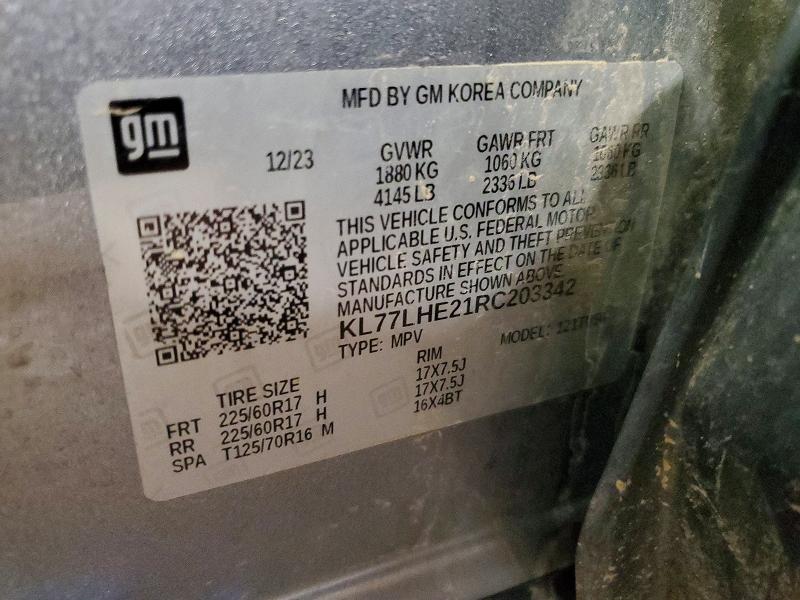 Photo 14 from auction – 2024 CHEVROLET TRAX with VIN KL77LHE21RC203342