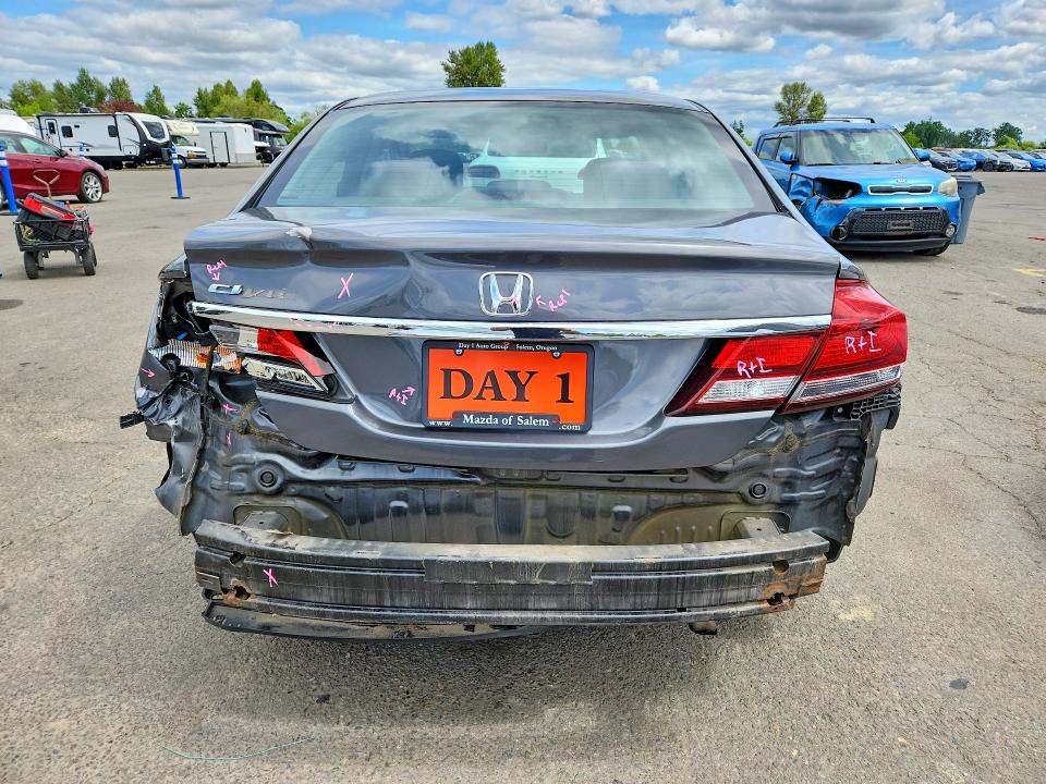Photo 6 from auction – 2013 HONDA CIVIC with VIN 2HGFB2F5XDH603074