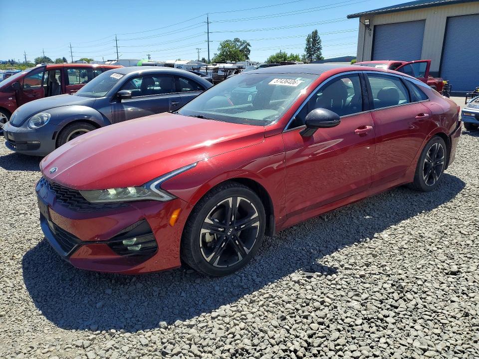 KIA K5 2021 with VIN 5XXG64J25MG055648 - Photo from auction