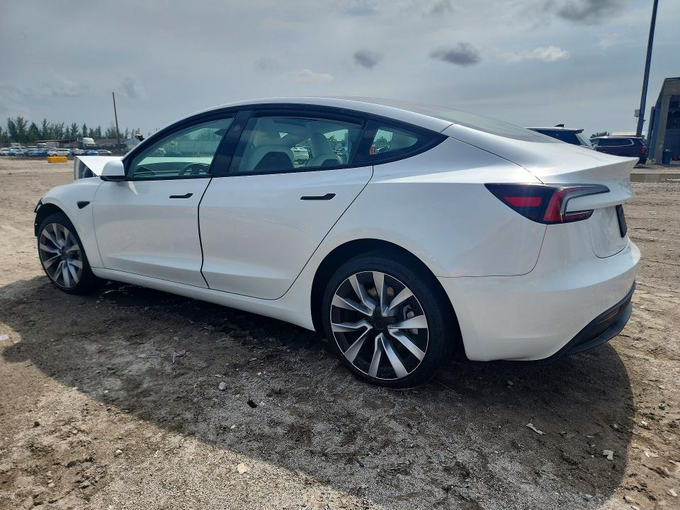 Photo 2 from auction – 2025 TESLA MODEL 3 with VIN 5YJ3E1EA0SF976001