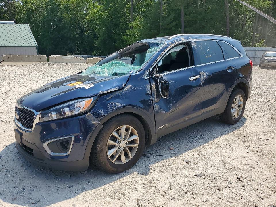KIA SORENTO 2018 with VIN 5XYPGDA55JG391055 - Photo from auction
