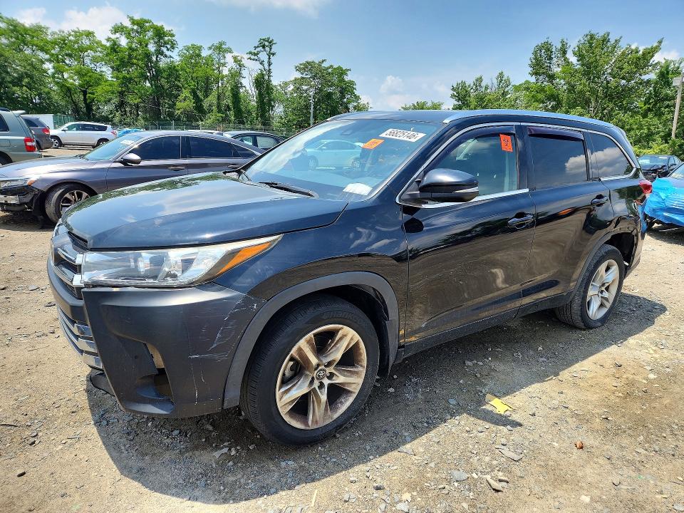 TOYOTA HIGHLANDER 2017 with VIN 5TDDZRFH0HS421203 - Photo from auction