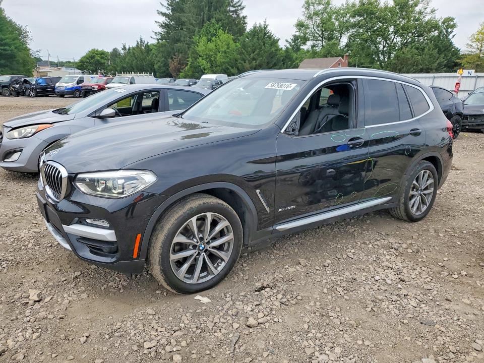 BMW X3 2018 with VIN 5UXTR9C55JLC75654 - Photo from auction