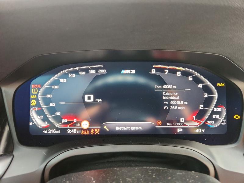 Photo 9 from auction – 2022 BMW M3 with VIN WBS33AY0XNFM20828