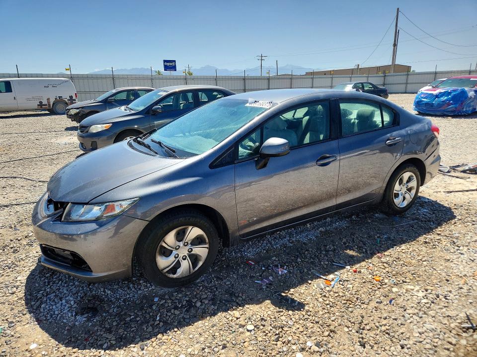 HONDA CIVIC 2013 with VIN 19XFB2F52DE260190 - Photo from auction
