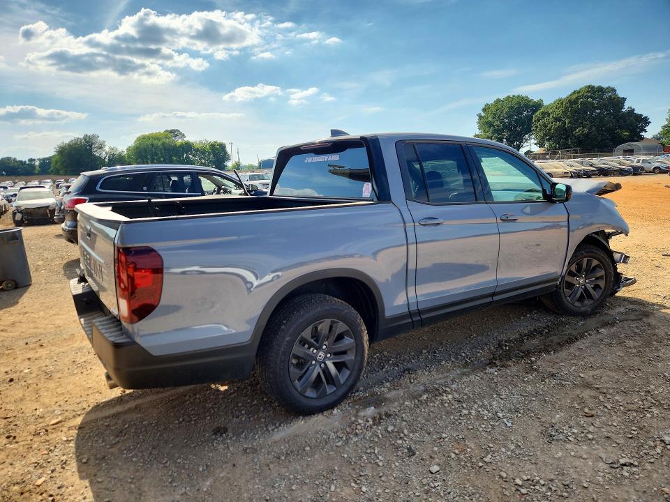 Photo 3 from auction – 2025 HONDA RIDGELINE with VIN 5FPYK3F15SB008170