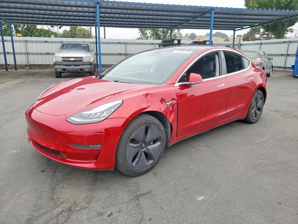 TESLA MODEL 3 2018 with VIN 5YJ3E1EA9JF062733 - Photo from auction