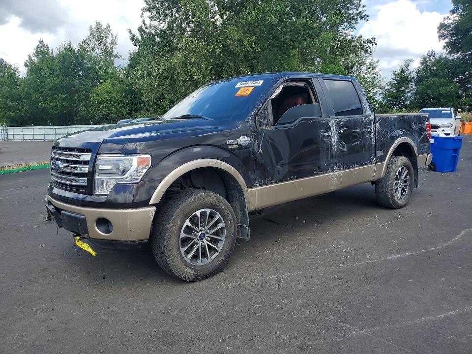 FORD F150 2013 with VIN 1FTFW1EF9DKF07243 - Photo from auction