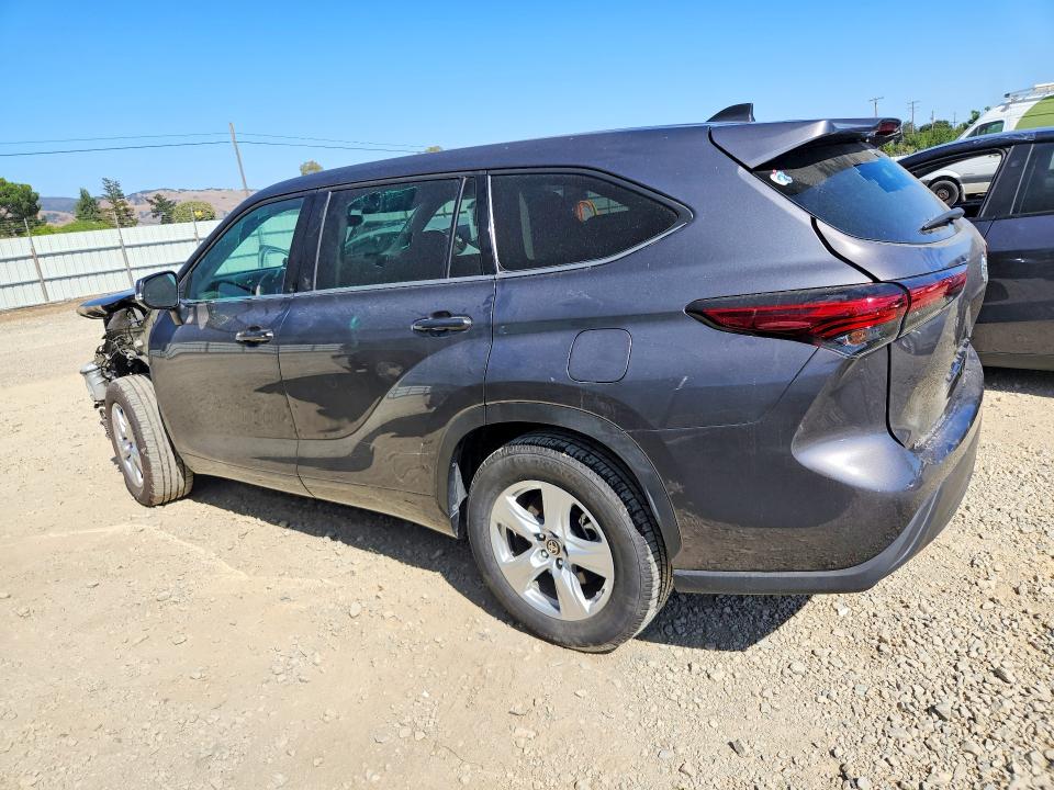 Photo 2 from auction – 2022 TOYOTA HIGHLANDER with VIN 5TDZZRAH5NS557657