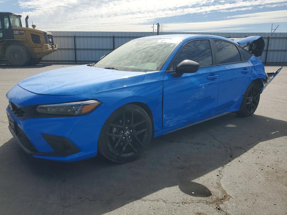 HONDA CIVIC 2022 with VIN 19XFL2H83NE006378 - Photo from auction