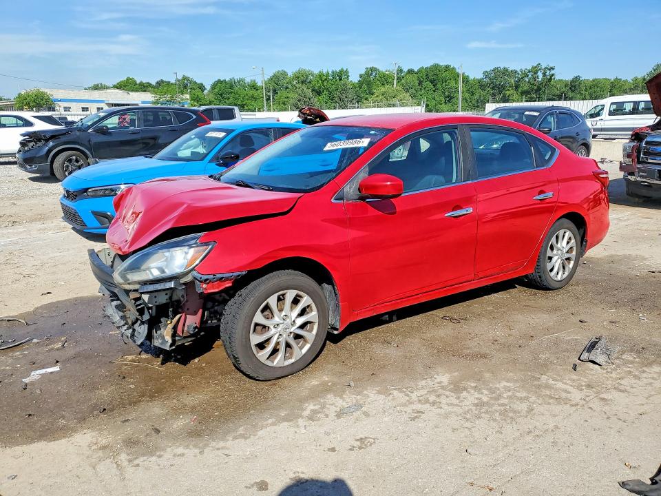 NISSAN SENTRA 2018 with VIN 3N1AB7AP3JY262558 - Photo from auction