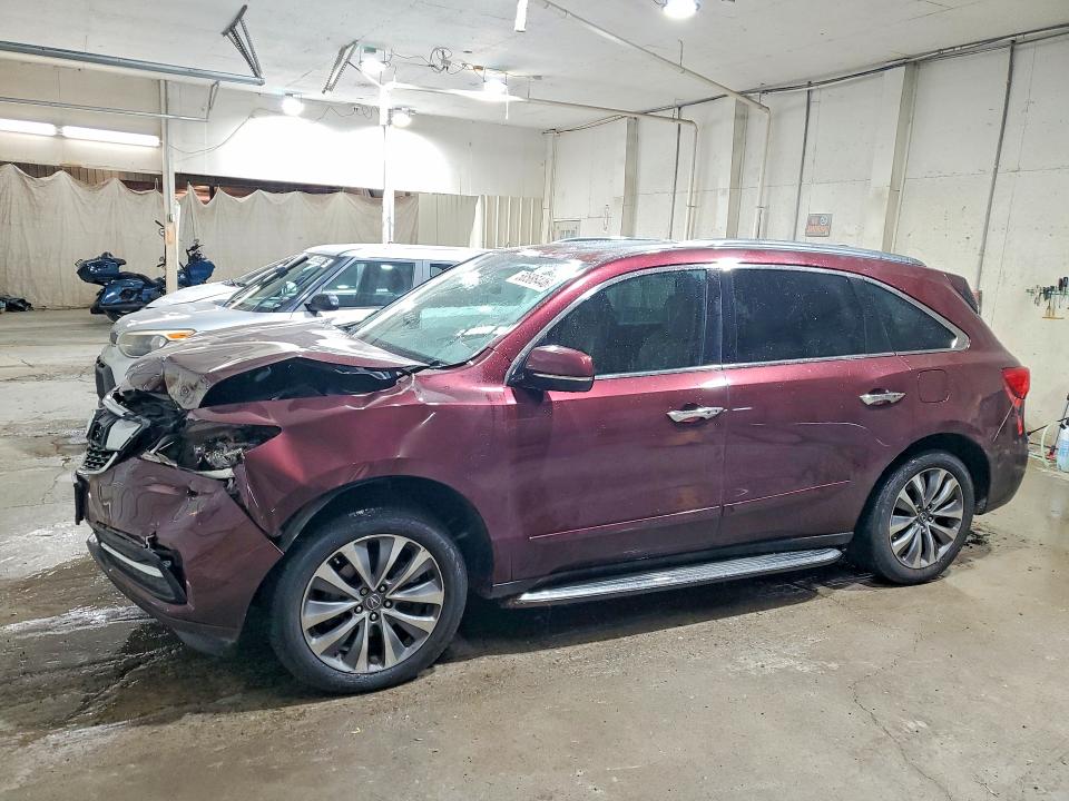 Photo 1 from auction – 2014 ACURA MDX with VIN 5FRYD3H43EB009492