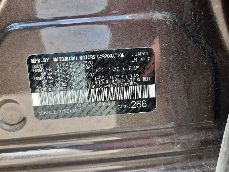 Photo 14 from auction – 2017 MITSUBISHI OUTLANDER with VIN JA4AD3A39HZ062260