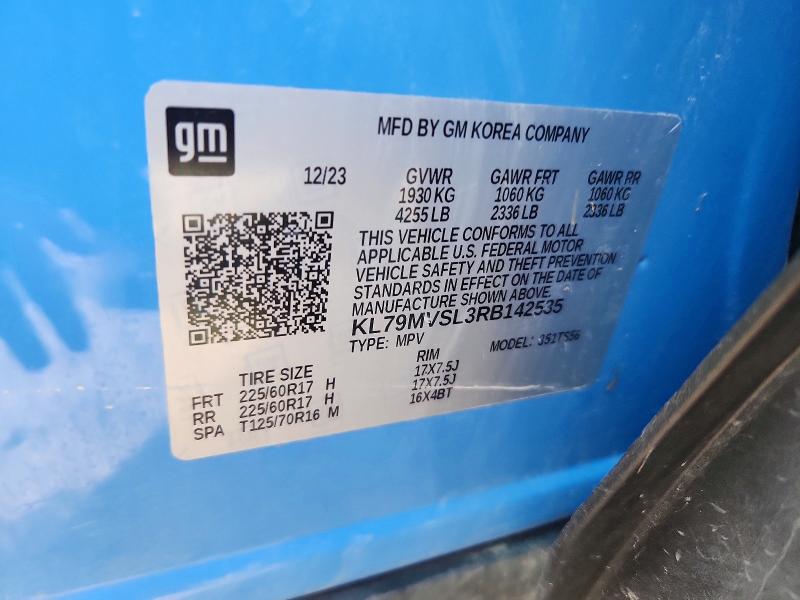 Photo 14 from auction – 2024 CHEVROLET TRAILBLAZER with VIN KL79MVSL3RB142535