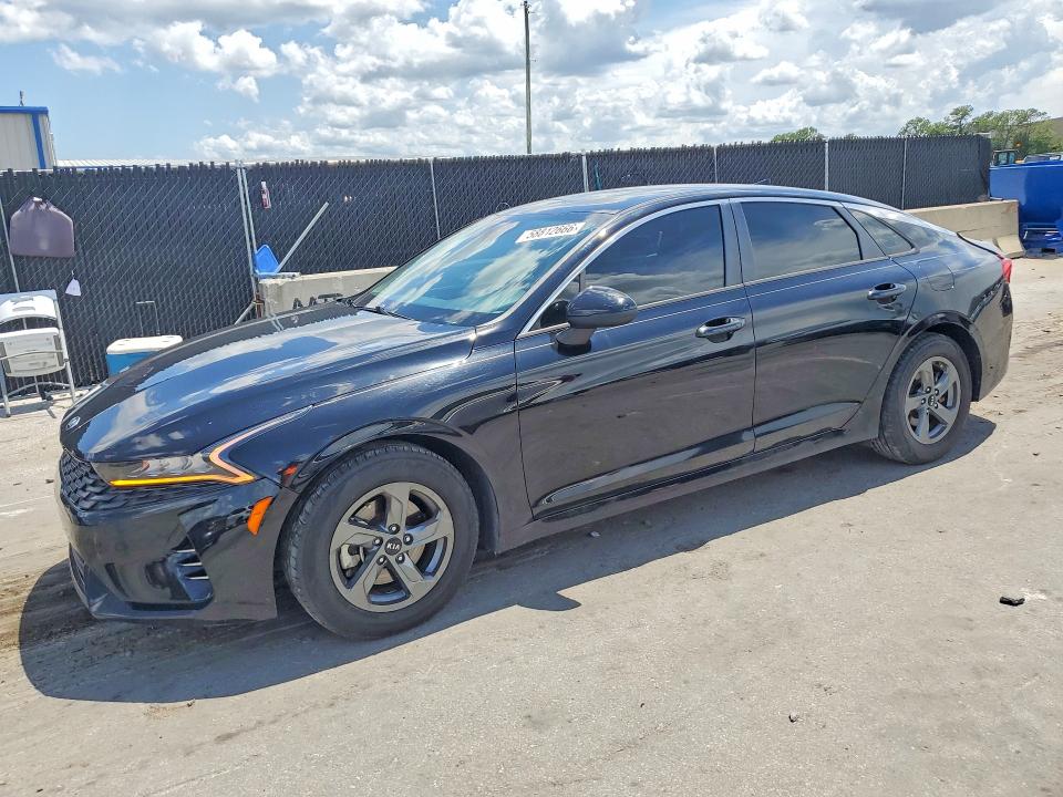 KIA K5 2021 with VIN 5XXG14J27MG074233 - Photo from auction